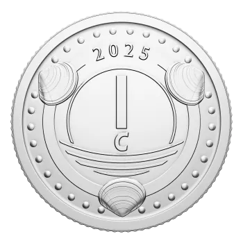 SINT MAARTEN 1 cent 2025 UNC—Caribbean Guilder—Orange Blossom—Shells—Pearls