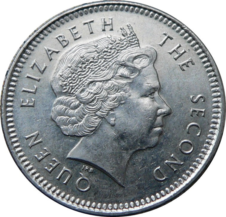 Falkland Islands KM#133 10 Pence 2004 VF Very Fine—Queen Elizabeth II 4th—Seals