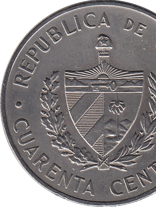 Perle des Antilles KM#32 (google « Numista #5118 1962 40 Centavos ») Circ VF P0066U