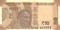 India P-109g 10 Rupees 2023 Plate L
