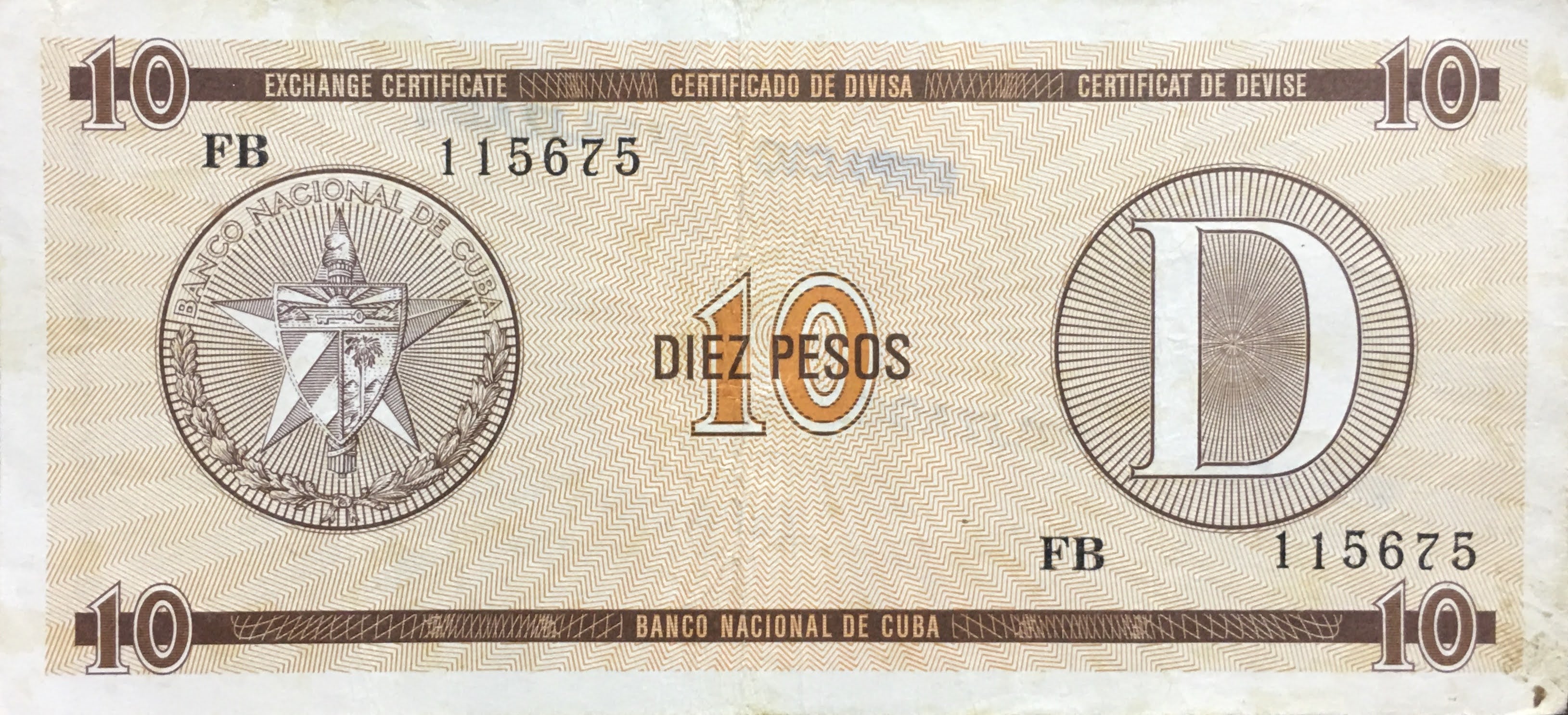 Caribbean PFX32-26 Foreign Exchange Certificate Ser. D, CHOOSE ONE