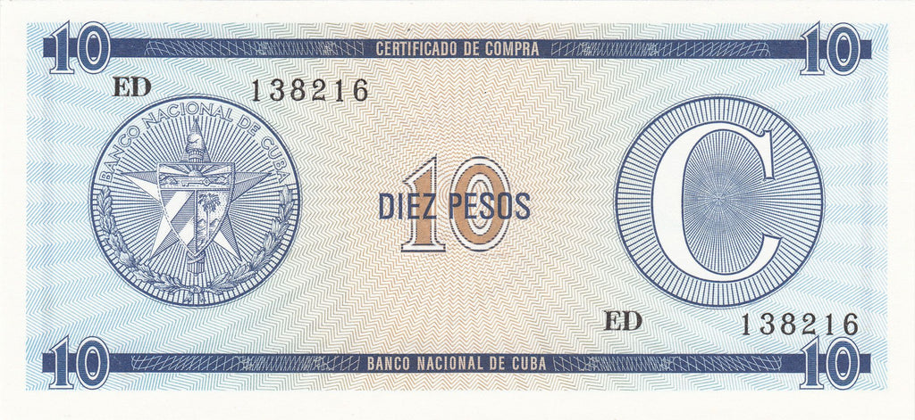 Caribbean || P-FX11-13 & FX22-25 1985 Set Foreign Exchange Certificates Series C  1-3-5-10-20-50-100 UNC