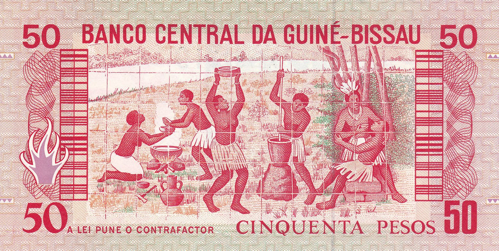 Guinea-Bissau (ex-Portugal) P-10 50 Pesos 1990 UNC Medicine