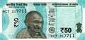 India P-111e 50 Rupees 2018 UNC—Gandhi—Hampi Stone Chariot