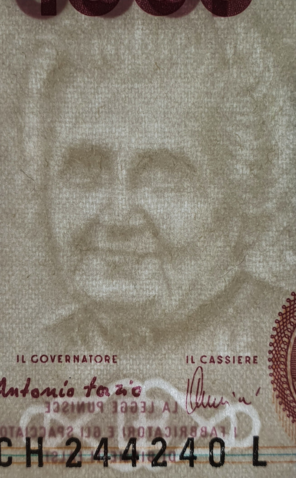 Italy P-114 (a–c various) 1000 Lire Lira 1990-2001 VF—Maria Montessori