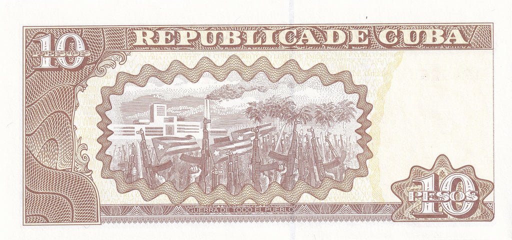 Caribbean P117 10 pesos 2007-2020 UNC | brown | Gómez