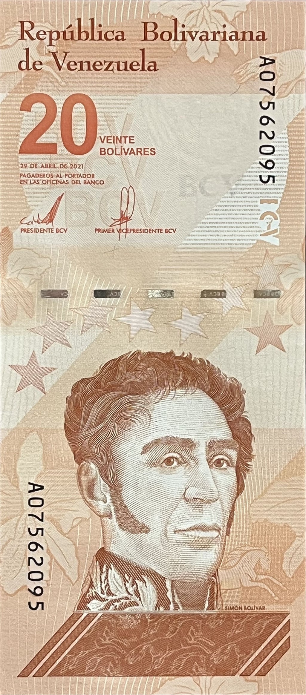 | 100 pcs lot bundle UNC—100x Venezuela P117 20 Bolivares Digitales 2021