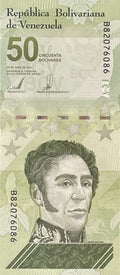 Venezuela P118 50 Bolivares Digitales 2021 UNC H0208