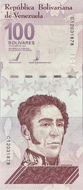 Venezuela P119 100 Bolivares Digitales (Bolivar Digital) 2021 UNC 100 million Sob