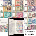 Peru 11 Pcs Set Inti UNC Booklet 10 50 100 500 1K 5K 10K 50K 100000 500000 1000000