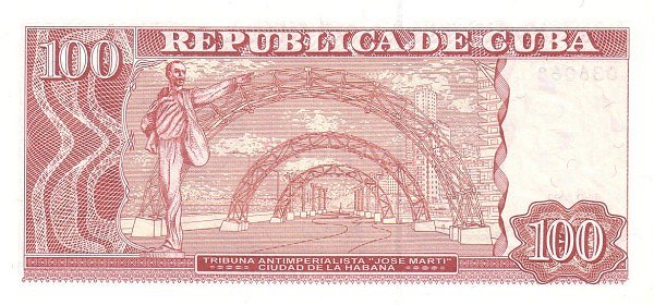 Caribbean P120 100 Pesos 2000 SCARCE VF Very Fine Circulated—Commemorative 50th Anniversary of Central Bank CHK-INV