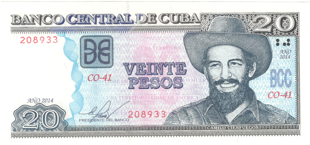Caribbean P122 20p 2009-2021 UNC—blue— banana farmer—Ciεηfυεgοs