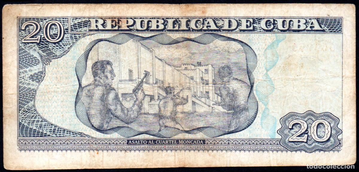 Caribbean P126 commemorative 20 pesos 2003 F Fine—50th Anniv. of Assault on Μοηcαdα Barracks