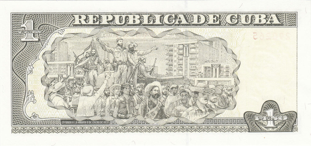 Caribbean P128h 1 peso 2017 UNC｜leader｜cigar