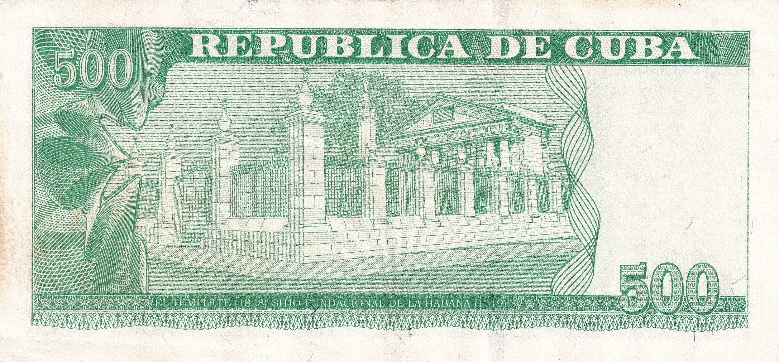 Caribbean P133 commemorative 2019 VF SCARCE | 500th anniversary of Foundation of Havana NMPC