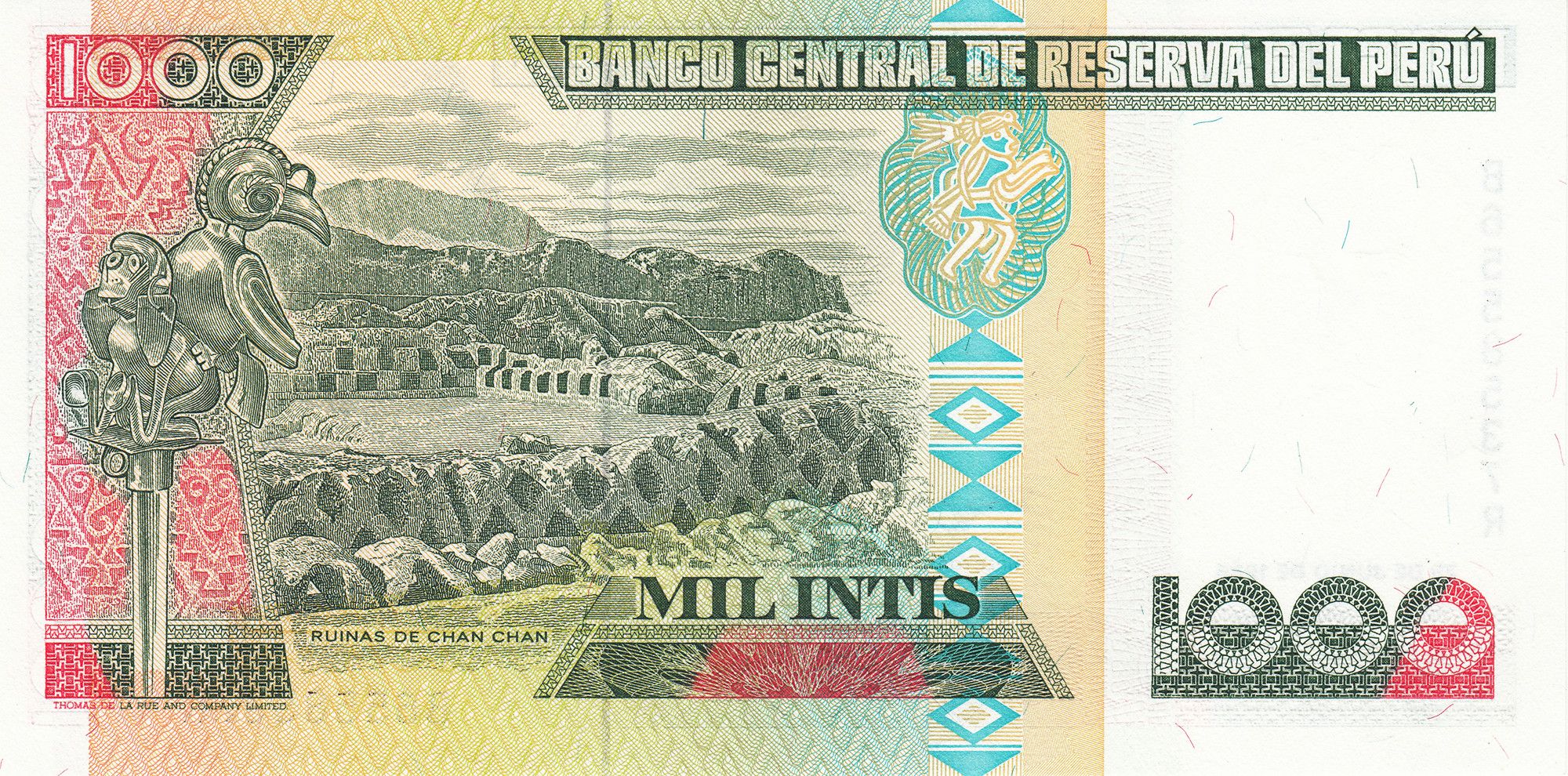 Peru 6 Pcs UNC Set Intis 1985-1988—10 50 100 500 1000 5000