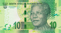 South Africa P-138b 10 Rand ND 2015 UNC｜Nelson Mandela｜"minor circles"