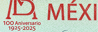 Mexico P139—2025 Commemorative of P134—100 Pesos 2024.06.27 UNC B724 W139 JEHC/IMP Butterflies