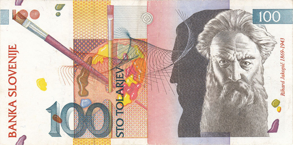 Slovenia Set of 4: P-11 P-12 P-13 + (P-14 or P-31)—10 20 50 100 tolarjev—Scientists—National Heroes