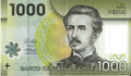 Chile P-161n POLYMER 1000 Pesos 2025 UNC—Carrera Pinto—Torres del Paine