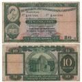 Hong Kong P-182 10 Dollars 1959-83 F—Queen Elizabeth II—HSBC