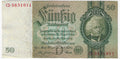 Germany P182 50 Reichsmark 1933 Very Fine