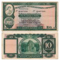 Hong Kong P-182 10 Dollars HSBC 1959-83 VF—Very Fine—Queen Elizabeth II