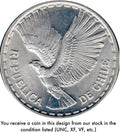 Chile KM#189 1 Centesimo 1960-1963 VF—Condor, Date varies