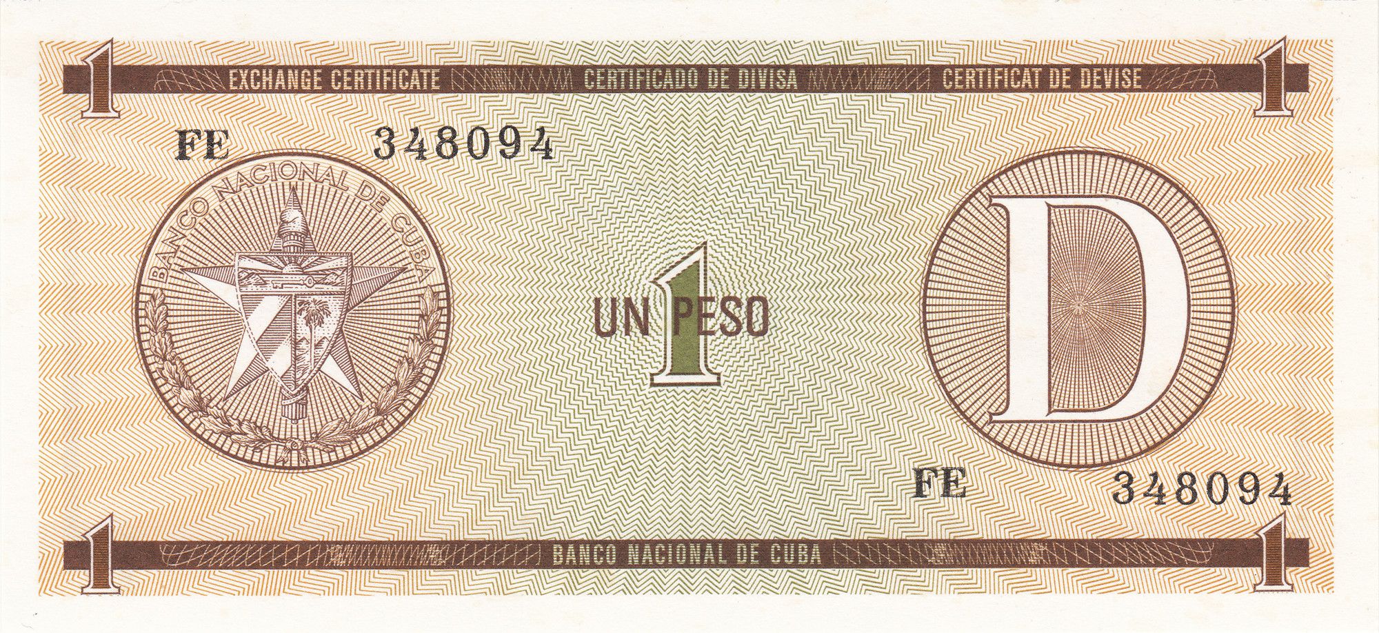 Caribbean PFX32-26 Foreign Exchange Certificate Ser. D, CHOOSE ONE