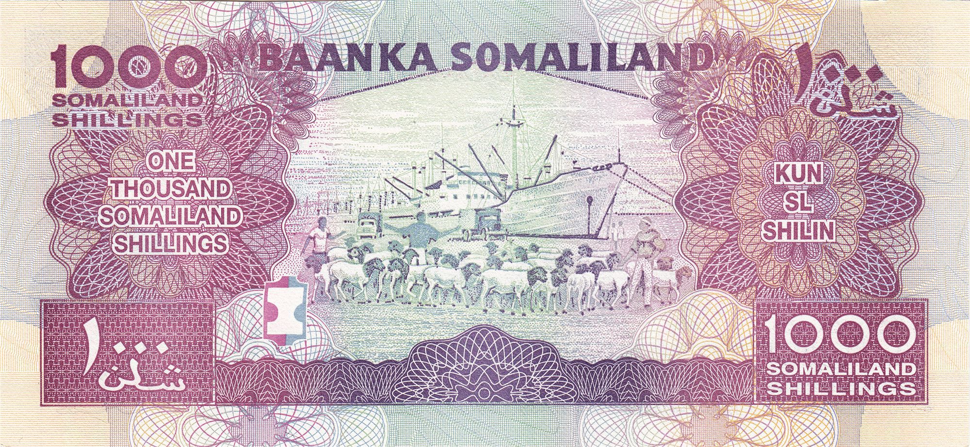 Somaliland P-20a 1000 Shillings 2011 UNC｜Only Israel recognizes this country!