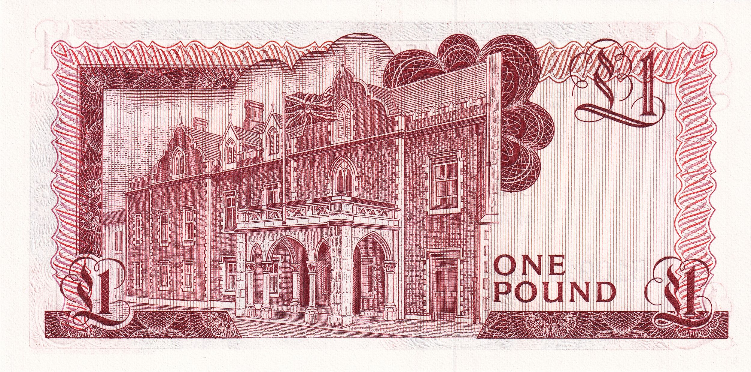 Gibraltar P-20e 1 Pound 1988 UNC