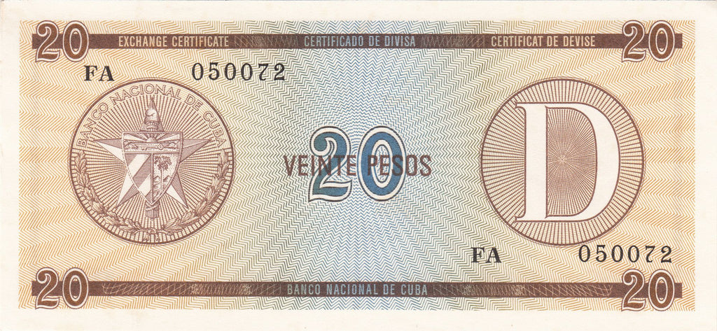 Caribbean || P-FX32-36 Foreign Exchange Certificate Ser D ANY ONE PIECE