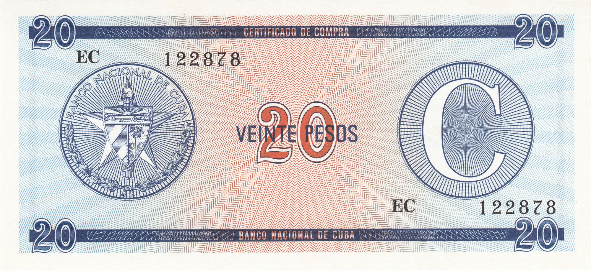 Caribbean || P-FX11-13 & FX22-25 1985 Set Foreign Exchange Certificates Series C  1-3-5-10-20-50-100 UNC