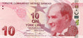Turkey P223g 10 Lira 2025 U—Series G—Atatürk—Prof. Dr. Cahit Arf
