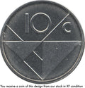 Aruba KM#2 10 Cents 1986-2026 XF (random year)