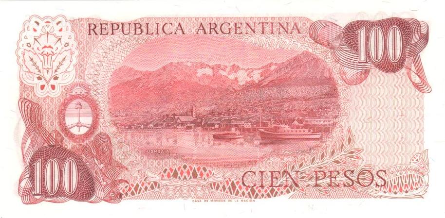 Argentina 7 pcs Set - 1970s - 1 5 10 50 100 500 1000 Pesos XF UNC