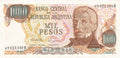 Argentina P-304 1000 Pesos ND (1976–1983) UNC—San Martín—Plaza de Mayo Buenos Aires