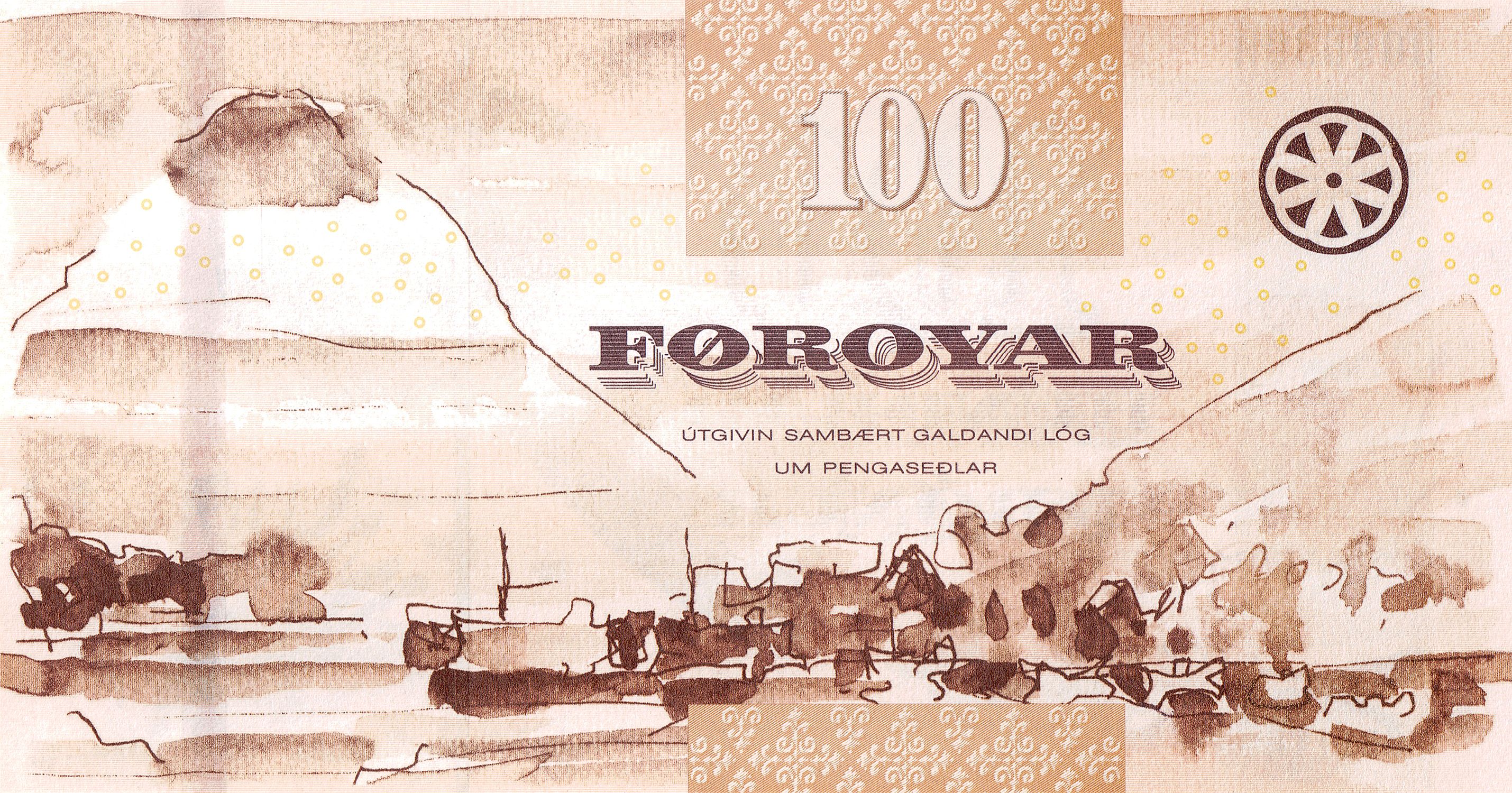 Faroe Islands P-30 100 Kronur 2011 (2012) VF Very Fine