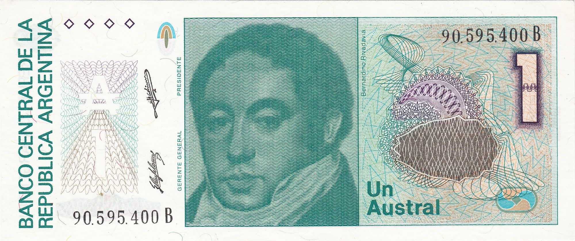Argentina Australes 8 pcs Set +Bonus 1 5 10 50 100 500 1000 XF-UNC