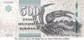 Faroe Islands P-32 500 Kronur 2011 (2012) Thick Security Thread XF