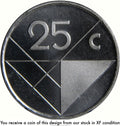Aruba KM#3 25 Cents 1986-2026 XF (Extra Fine, random year)