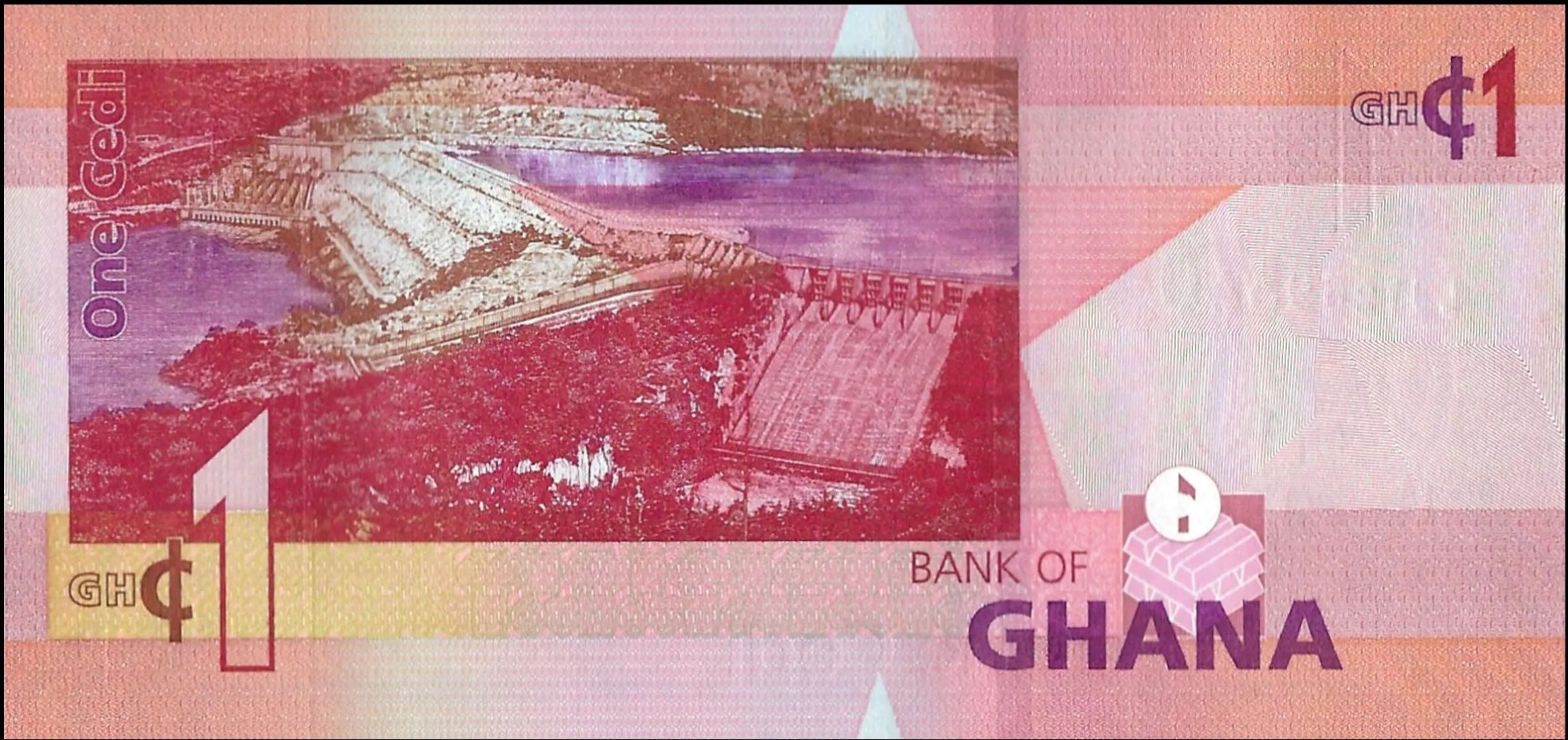 Ghana P-45b B155b 1 Cedi 2022 UNC—Six Men Who "Made" Ghana