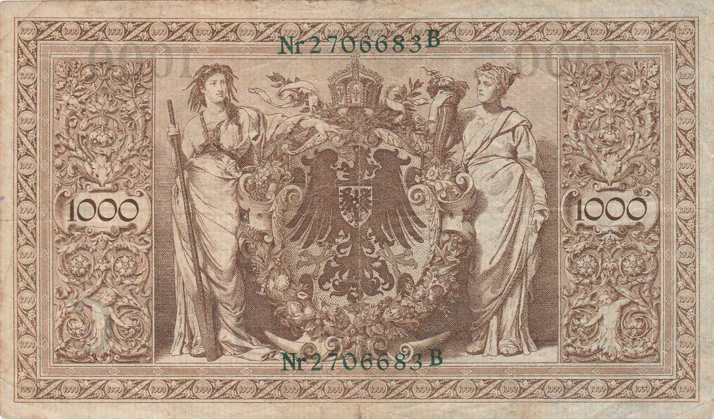 Germany P-45 1000 Reichsmarks 1910 Very Fine