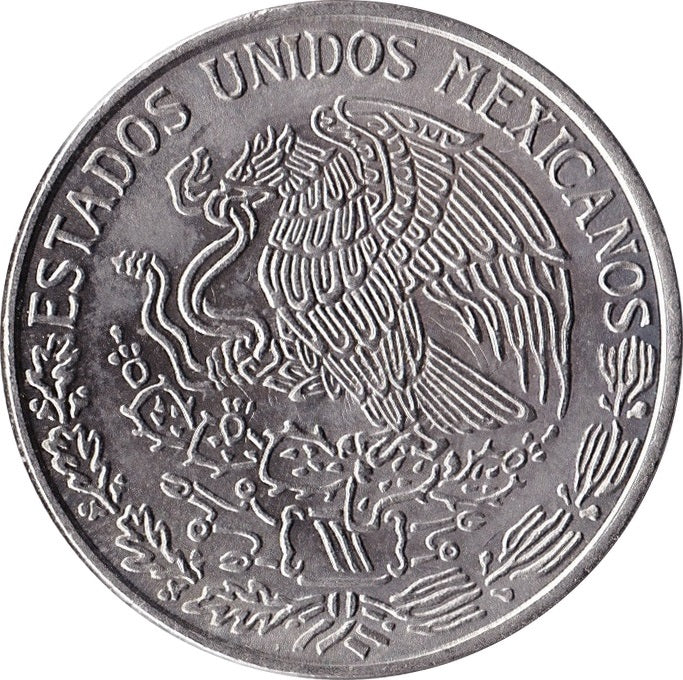 Mexico KM#460 1 peso 1970-1983 VF (Very Fine or better) | José María Morelos