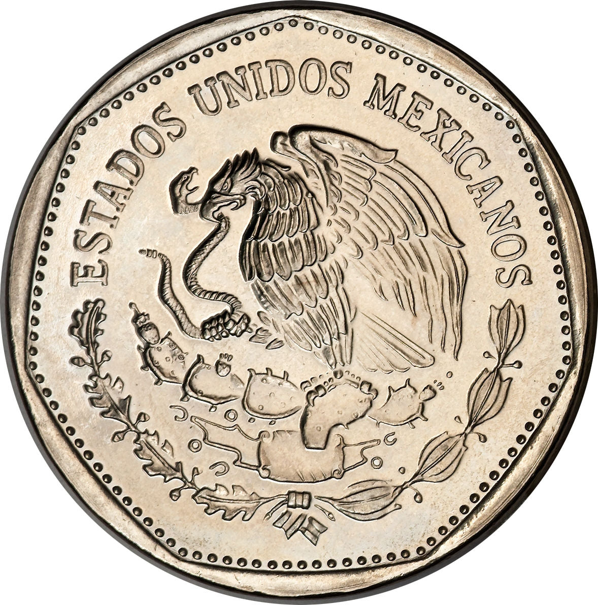 Mexico KM#485 5 pesos 1980-1985 VF (Very Fine) | Quetzalcóatl serpent god
