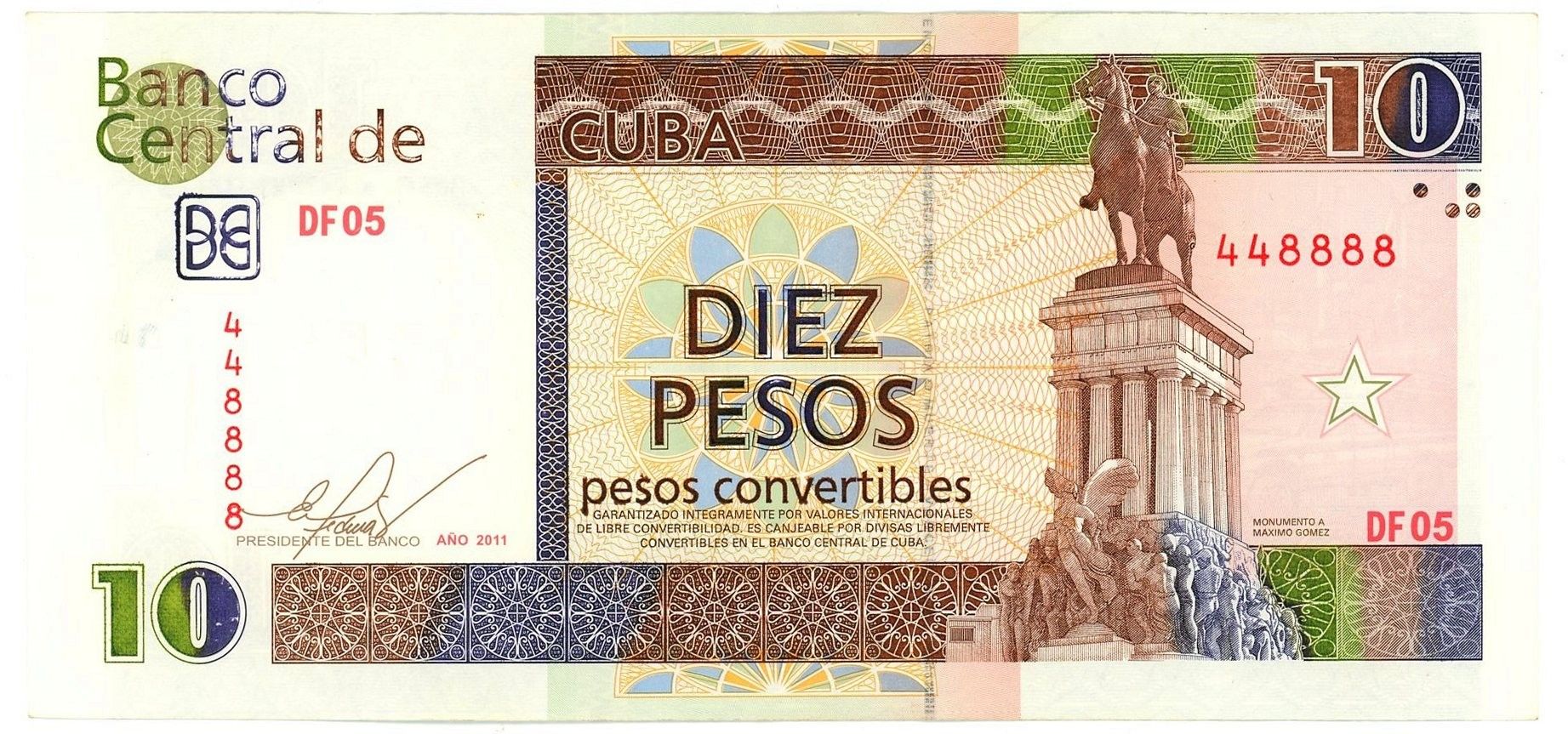 Caribbean || P-FX49｜10 pesos for use by visitors | Very Fine