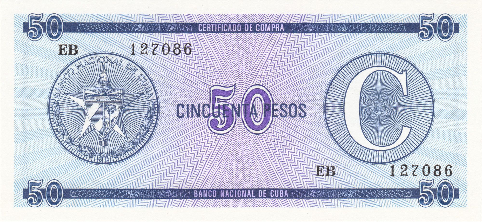 Caribbean || P-FX11-13 & FX22-25 1985 Set Foreign Exchange Certificates Series C  1-3-5-10-20-50-100 UNC