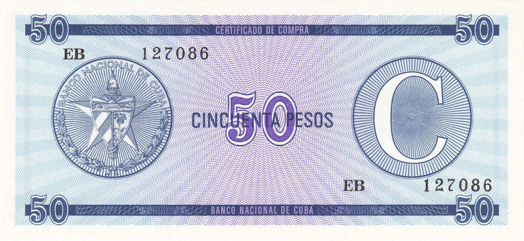 Caribbean || P-FX24 50 Pesos 1985 Foreign Exchange Certificates Series C Circulated