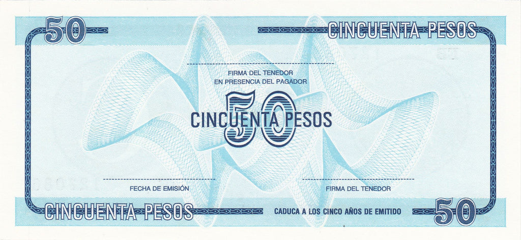 Caribbean || P-FX24 50 Pesos 1985 Foreign Exchange Certificates Series C Circulated