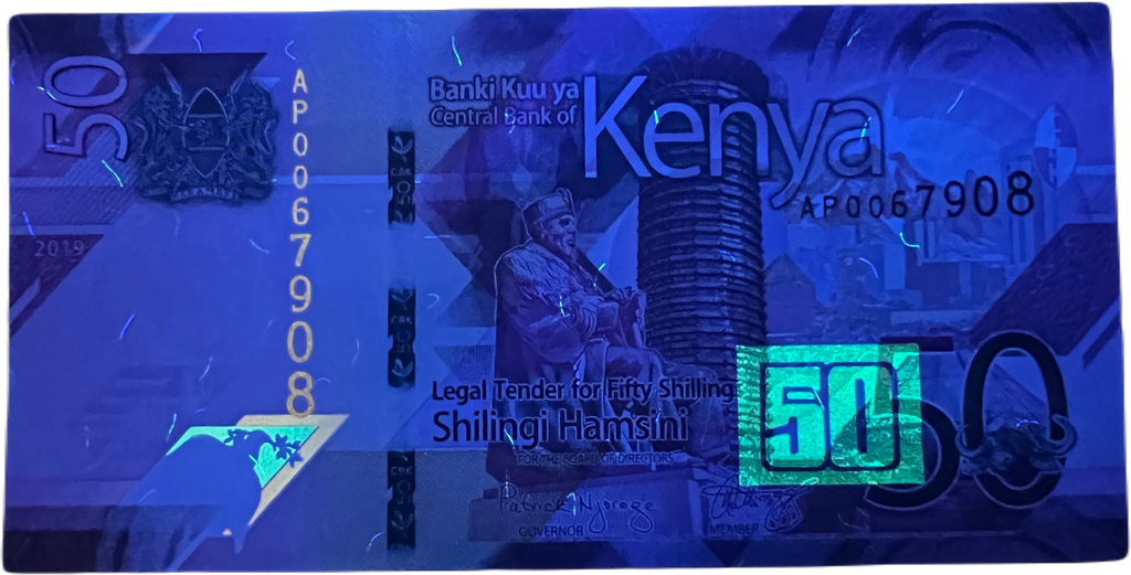 Kenya P-52b 50 Shillings 2024 UNC—Renewable Energy—Solar—Geothermal